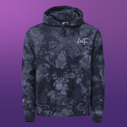 MF Embroidered Tie-Dye Hoodie